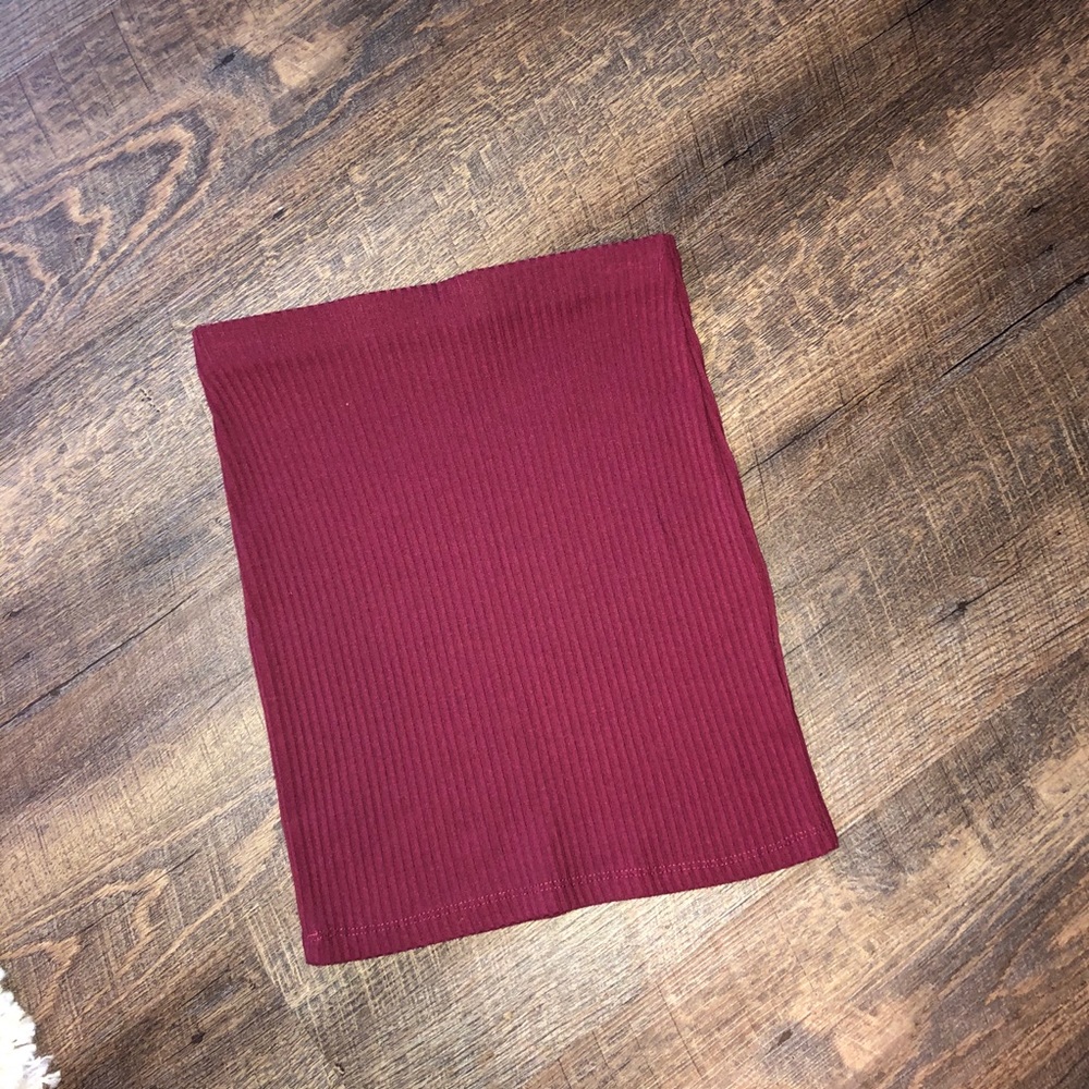 Plum Stretchy Skirt